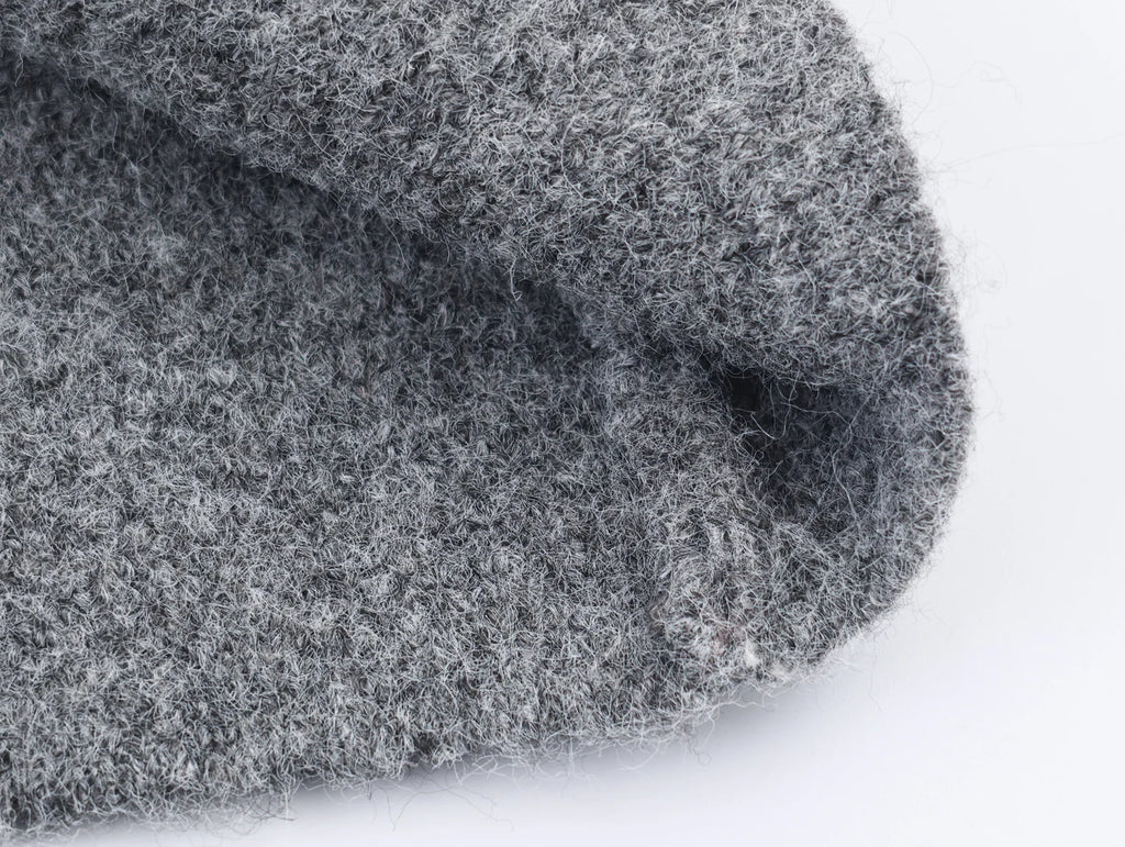 Gilet court à manches kimono gris