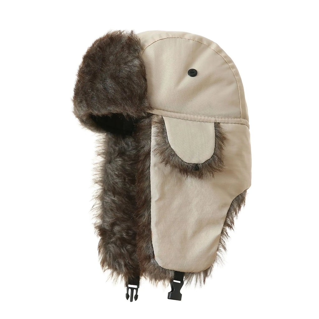 Winter Mens Ushanka Trapper Hat Russian Trooper Ear Flap Cap Earflap