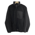 Veste zippée oversize à col montant noir