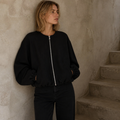 MUJER Red Zipper Bomber Jackets for Women Soft Cropped Jackets Woman 2025 Long Sleeve Woman's Sports Jacket New in Outerwears, éditorial
