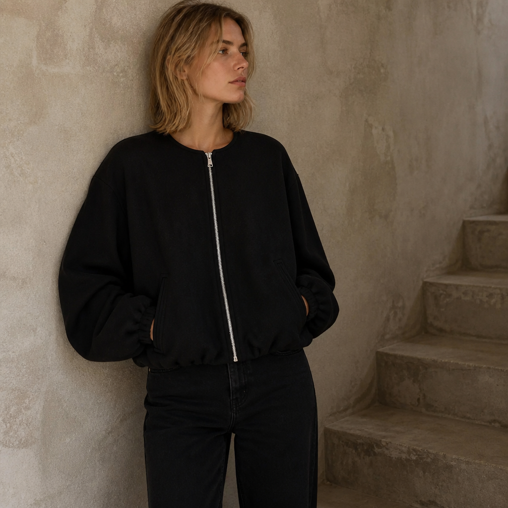 MUJER Red Zipper Bomber Jackets for Women Soft Cropped Jackets Woman 2025 Long Sleeve Woman's Sports Jacket New in Outerwears, éditorial