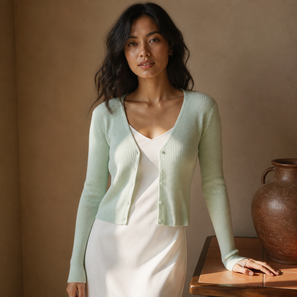Korean Women Cardigan Summer Thin Casual Solid Feminino Sun-proof All-match Knitted V-neck Sweet Style Candy Color Basic Daily, éditorial