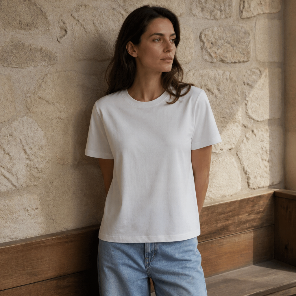 CHIC VEN Women's Tees Basic O Neck Short Sleeve Pullover T-shirt for Woman Solid Female Top Casual Ladies Tshirt Summer 2024, éditorial