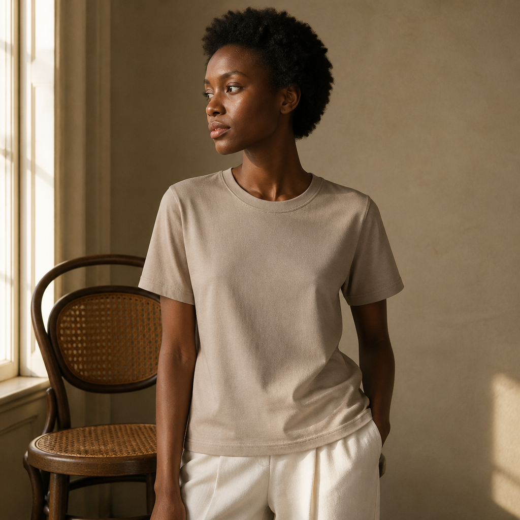CHIC VEN Women's Tees Basic O Neck Short Sleeve Pullover T-shirt for Woman Solid Female Top Casual Ladies Tshirt Summer 2024, éditorial