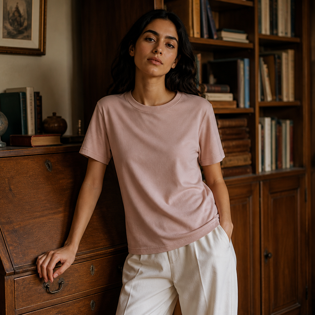 CHIC VEN Women's Tees Basic O Neck Short Sleeve Pullover T-shirt for Woman Solid Female Top Casual Ladies Tshirt Summer 2024, éditorial