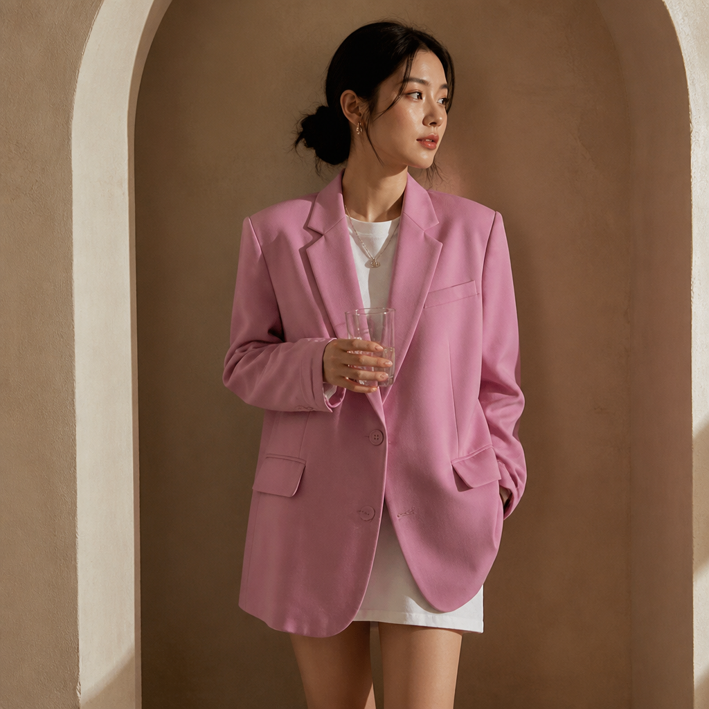 New Woman Spring Summer Solid Color Suit Jacket Women Korean Fashion Casual Comfortable Suit Woman Clothing Outerwears, éditorial