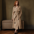 Autumn Winter Long Sleeve Trench Coat For Women 2024 Fashion Loose Office Lady Long Outerwears Jacket Coats Female Clothing, éditorial