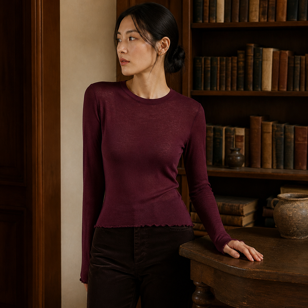 High Quality Plain T Shirt Women Elastic Basic T-shirts Female Casual Tops Long Sleeve Sexy Thin T-shirt see through, éditorial