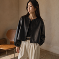 High Quality PU Leather Jackets Women Spring Autumn Short Simple Coat Female Women Jacket Femme, éditorial