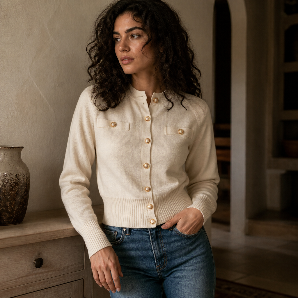 2026 Autumn Long Sleeve Fashion Women Cardigans Sweater Knitted Coat Short Casual Single Breasted Korean Slim Chic Ladies Tops, éditorial
