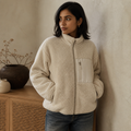 Men Or Women's Thermal Fleece Jacket Casual Top Winter Hiking Zipper Loose Windproof Pocket Stand Collar Warm Lamb Wool Coat, éditorial