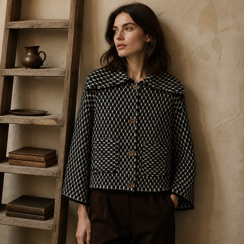 HH 2026 Spring Jacket For Women Loose Casual Knitted Cardigans Lapel Single Breasted Long Sleeve Sweater Coat High Street Tops, éditorial