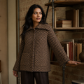 Korean style women's autumn and winter 2025 new loose and slimming casual knitted cardigan temperament jacket, éditorial