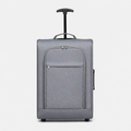 Valise cabine souple grise, face studio gris