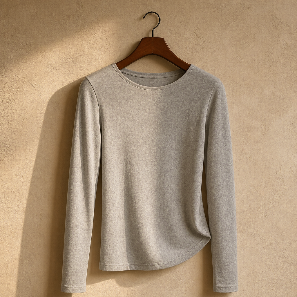 2026 Spring Autumn T shirt Women Tops Solid Slim Fit Long Sleeve O Neck Tshirts Female Casual Streetwear High Quality Base Tees, isolé