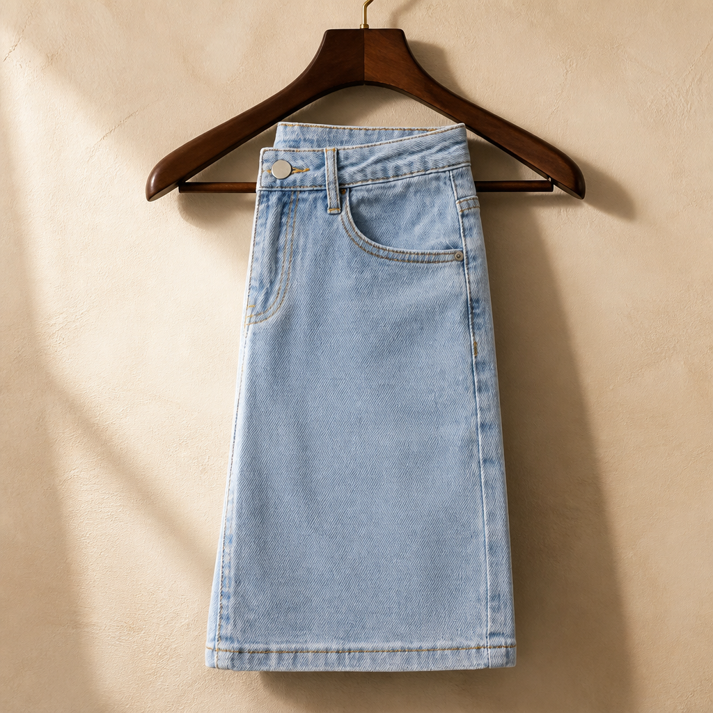 Women's High Waist Straight Jeans Spring Vintage Casual Ankle-length Denim Pants Korean Pantalones Streetwear Stretch Vaqueros, isolé