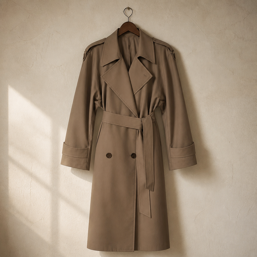 Lautaro Spring Autumn Oversized Khaki Extra Long Dark Purple Trench Coat for Women Double Breasted Elegant Luxury Overcoat 2025, isolé