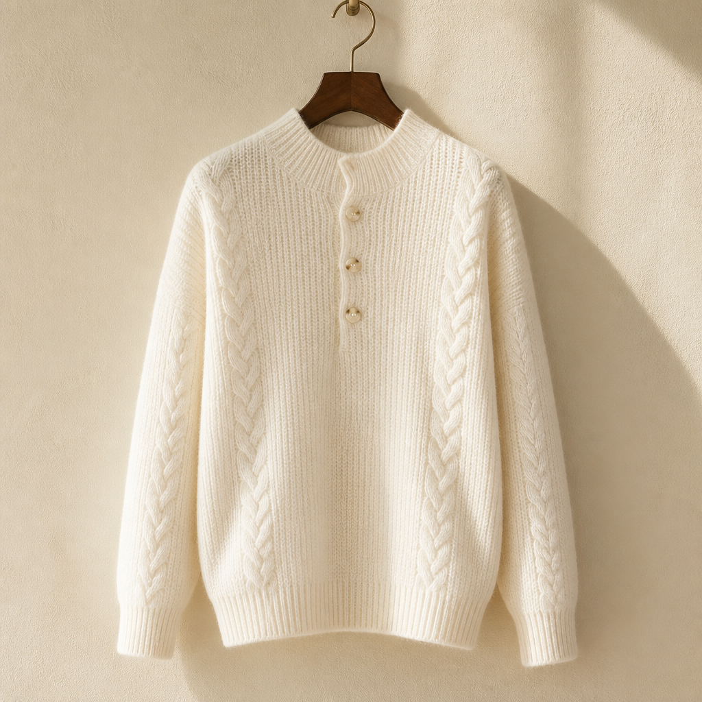 Cashmere Sweater Women's 2023 Autumn/Winter New Knitted Half High Collar Pullover 100% Wool Loose Korean Fashion Luxury Top, isolé