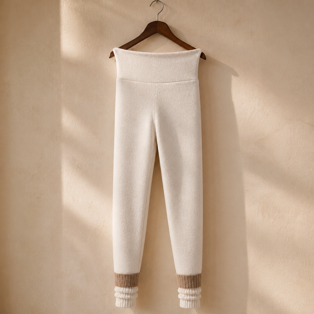 Women's Fleece Lined Leggings Thermal Winter Warm Thick Tights High Waisted Warm Skinny Pants For Cold Weather, isolé
