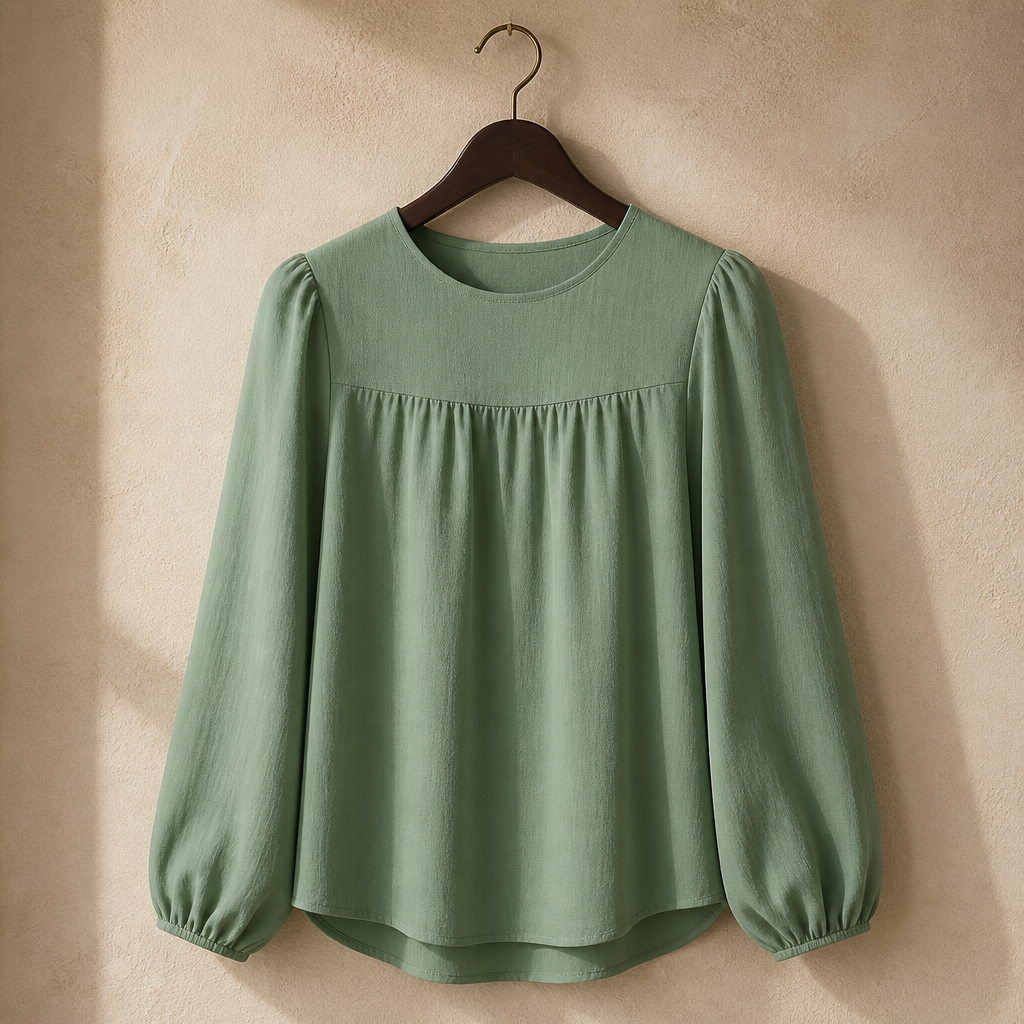 Plus Size 5XL ZANZEA Women Blouse Vintage Lantern Sleeve Fashion Tops Casual Loose 3/4 Sleeve Tunic Elegant Office Solid Blusas, isolé