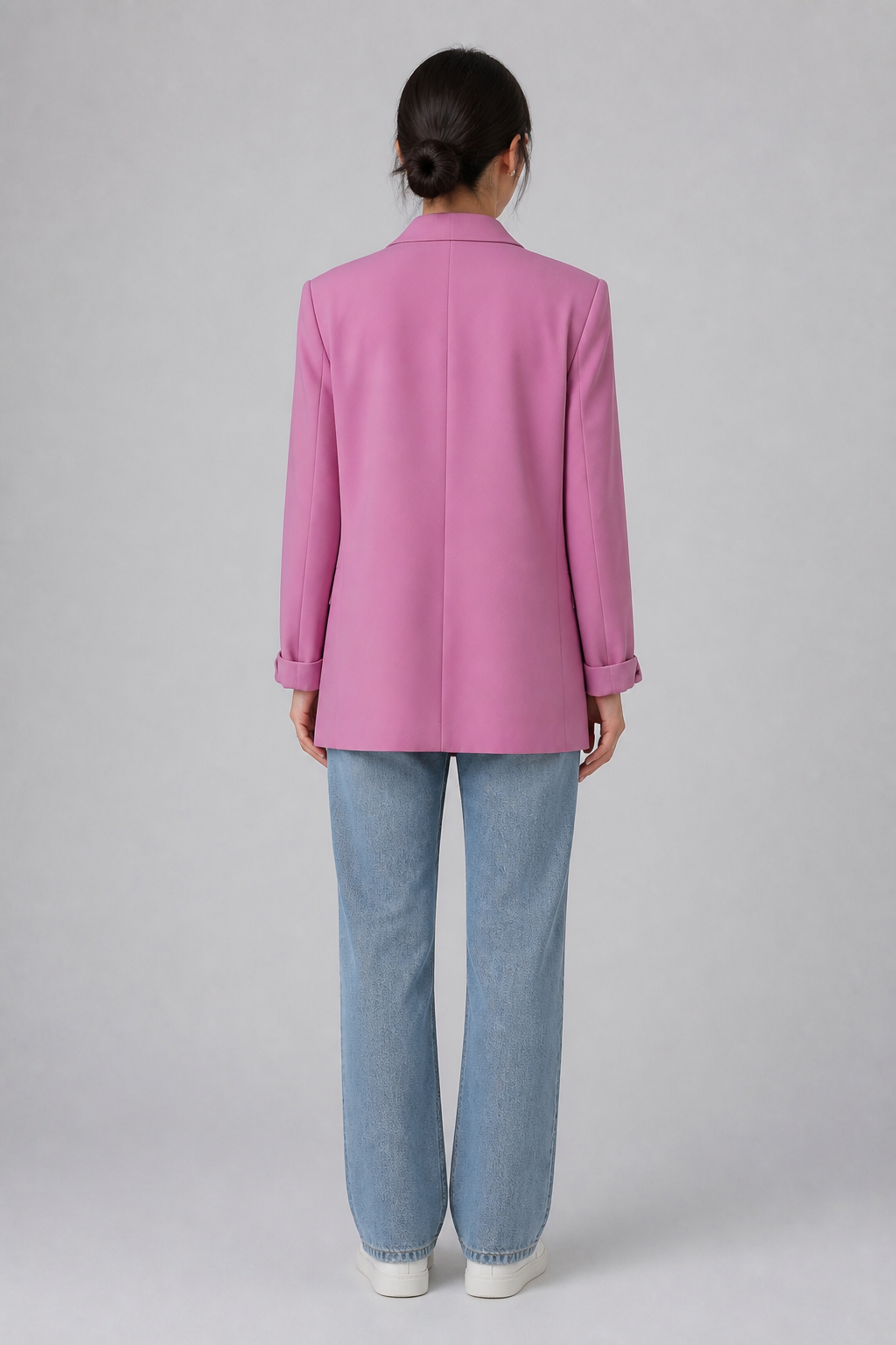 Veste blazer oversize rose - Pink, studio dos
